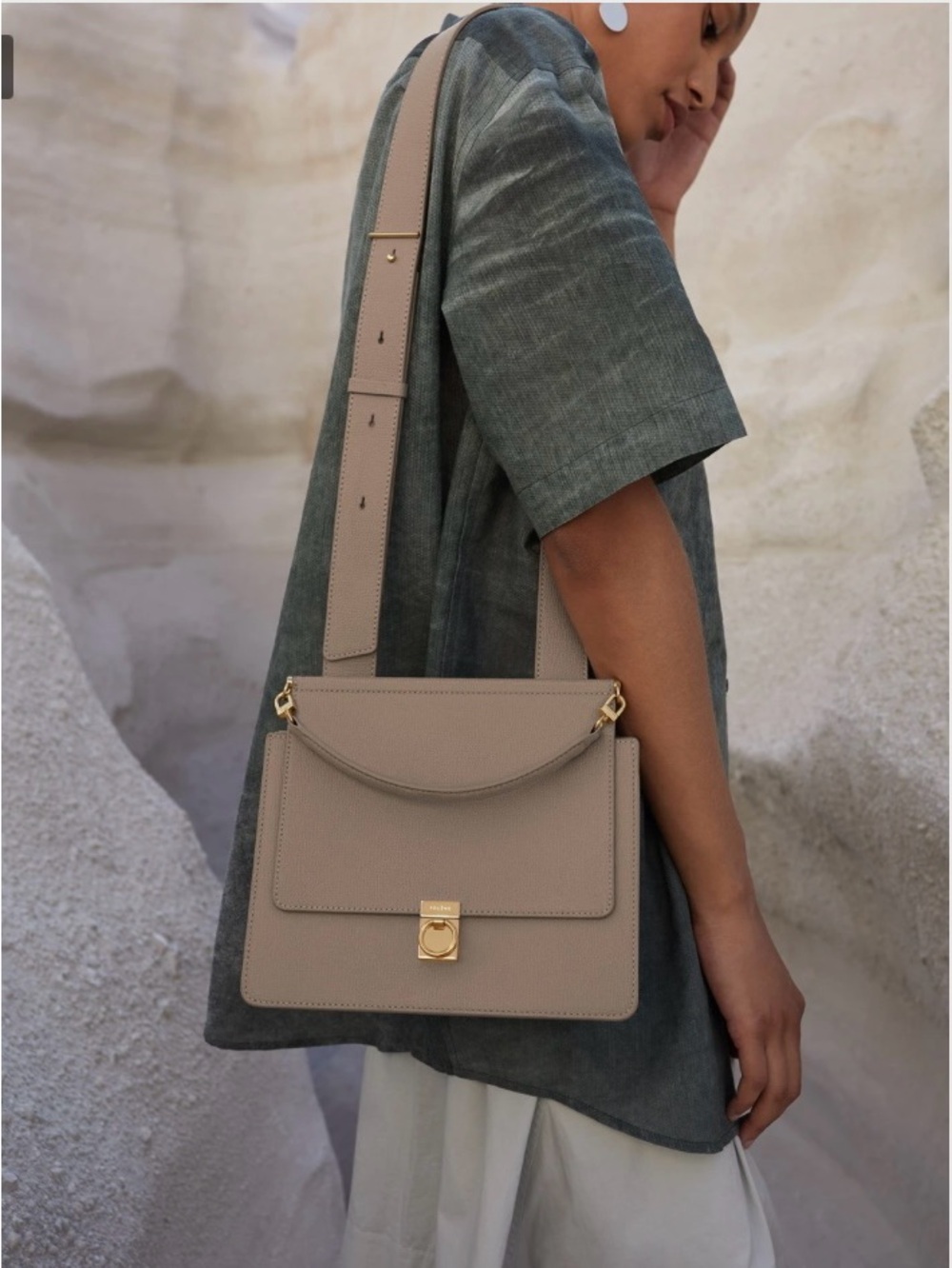 Polene Numero Sept Leather Bag